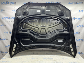 Bare hood Audi A6 C7 12-18 aluminum, black LY9T, dent, bump