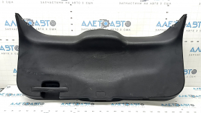 Lower tailgate trim for a Ford Edge 15-24, black, under the electric cover, scratches, scuffs, whitened plastic