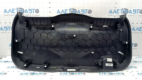 Lower tailgate trim for a Ford Edge 15-24, black, under the electric cover, scratches, scuffs, whitened plastic