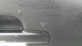 Lower tailgate trim for a Ford Edge 15-24, black, under the electric cover, scratches, scuffs, whitened plastic