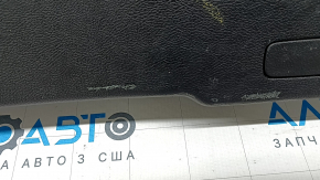 Lower tailgate trim for a Ford Edge 15-24, black, under the electric cover, scratches, scuffs, whitened plastic