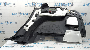 Left arch trim for a Ford Edge 15-24, black, for an electric door, no cigarette lighter or buttons, scratches, whitened plastic