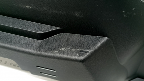 Left arch trim for a Ford Edge 15-24, black, for an electric door, no cigarette lighter or buttons, scratches, whitened plastic