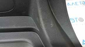 Right arch trim for Ford Edge 15-24, black, scratches, whitened plastic