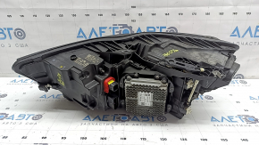 Right front headlight assembly for Audi A6 C7 16-18, restyling LED, needs polishing, chips, LED burnout