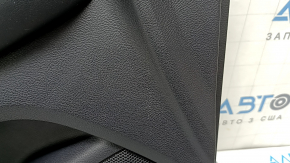 Door trim panel front left Ford Edge 19-21 black SEL, black leather insert, black leather armrest, with trim and control for the window lifter and the central locking button, with a handle, worn