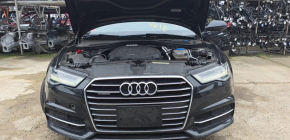 Right front headlight assembly for Audi A6 C7 16-18, restyling LED, needs polishing, chips, LED burnout