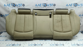 Rear seat cushion for Audi A6 C7 12-18, beige leather, heated, dry-cleanable, missing foam