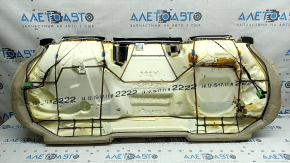 Rear seat cushion for Audi A6 C7 12-18, beige leather, heated, dry-cleanable, missing foam