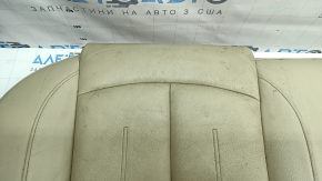 Rear seat cushion for Audi A6 C7 12-18, beige leather, heated, dry-cleanable, missing foam
