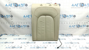 Left rear seat backrest for Audi A6 C7 12-18, beige leather, heated, dry-cleanable