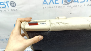 Left rear seat backrest for Audi A6 C7 12-18, beige leather, heated, dry-cleanable