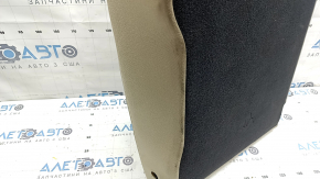 Left rear seat backrest for Audi A6 C7 12-18, beige leather, heated, dry-cleanable