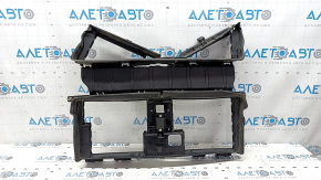 The bare window frame of a Ford Edge 19-24 2.0T, 2.7T has cracks, breaks, and is missing a fragment.