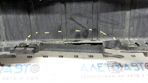 The bare window frame of a Ford Edge 19-24 2.0T, 2.7T has cracks, breaks, and is missing a fragment.