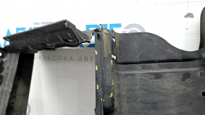 The bare window frame of a Ford Edge 19-24 2.0T, 2.7T has cracks, breaks, and is missing a fragment.