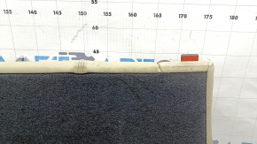 Right rear seat backrest for Audi A6 C7 12-18, beige leather, with seat belt, heated, broken seat belt cover, dry cleanable
