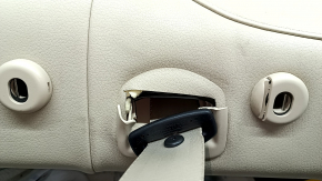 Right rear seat backrest for Audi A6 C7 12-18, beige leather, with seat belt, heated, broken seat belt cover, dry cleanable