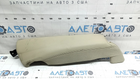 Right side bolster for the 2nd row of seats for an Audi A6 C7 16-18, beige leather, dry-cleanable