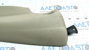 Right side bolster for the 2nd row of seats for an Audi A6 C7 16-18, beige leather, dry-cleanable