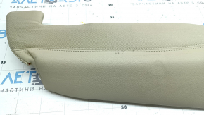 Right side bolster for the 2nd row of seats for an Audi A6 C7 16-18, beige leather, dry-cleanable
