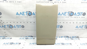Audi A6 C7 12-18 beige leather rear seat backrest with cup holders, hatch and trim, dry-cleanable