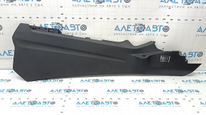 Ford Edge 19-24 right side center console trim, black, worn