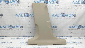 Lower left center pillar trim for Audi A6 C7 12-18, beige, scratches