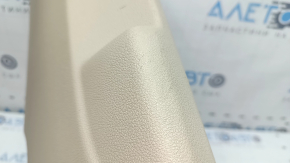 Lower left center pillar trim for Audi A6 C7 12-18, beige, scratches