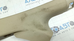 Inner rear left door sill trim for Audi A6 C7 12-18, beige, dry-cleanable