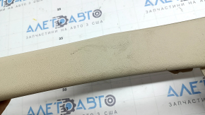 Inner rear left door sill trim for Audi A6 C7 12-18, beige, dry-cleanable