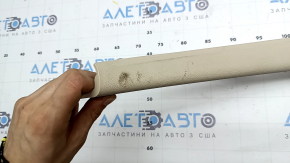 Inner rear left door sill trim for Audi A6 C7 12-18, beige, dry-cleanable
