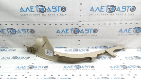 Audi A6 C7 12-18 beige rear inner door sill trim, ready for dry cleaning, plastic has turned white