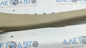 Audi A6 C7 12-18 beige rear inner door sill trim, ready for dry cleaning, plastic has turned white