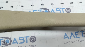 Audi A6 C7 12-18 beige rear inner door sill trim, ready for dry cleaning, plastic has turned white