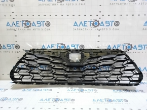 Toyota Highlander 20-24 grille for the camera without emblem, gloss black with chrome molding