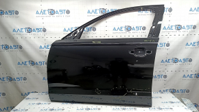 Bare front left door Audi A6 C7 12-18 black LY9T, scratches