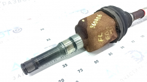 The front left half shaft of a Ford Edge 19-24 2.0T is rusty and has stripped threads.