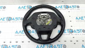 Ford Edge 19-23 leather steering wheel, black, heated, worn, scratches