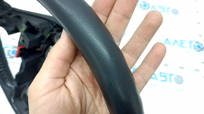 Ford Edge 19-23 leather steering wheel, black, heated, worn, scratches