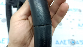Ford Edge 19-23 leather steering wheel, black, heated, worn, scratches