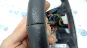 Ford Edge 19-23 leather steering wheel, black, heated, worn, scratches