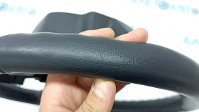 Ford Edge 19-23 leather steering wheel, black, heated, worn, scratches