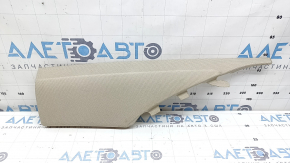 Right rear pillar trim for Audi A6 C7 12-18, beige, needs cleaning, scratches