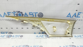 Right rear pillar trim for Audi A6 C7 12-18, beige, needs cleaning, scratches