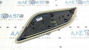 Left side center console trim for Audi A6 C7 12-18, beige leather