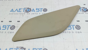 Right side center console trim for Audi A6 C7 12-18, beige leather, dry-cleanable