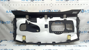 Rear shelf for Audi A6 C7 16-18, restyling, without curtain, beige, dry-cleanable