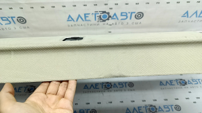 Rear shelf for Audi A6 C7 16-18, restyling, without curtain, beige, dry-cleanable