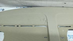 Rear shelf for Audi A6 C7 16-18, restyling, without curtain, beige, dry-cleanable